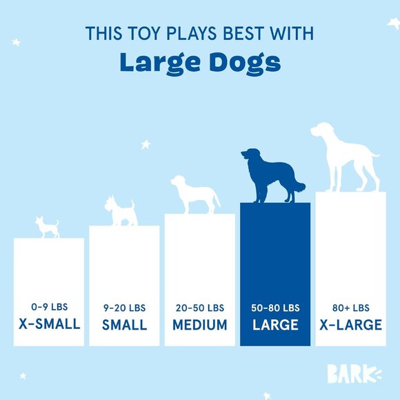 Lady Liberty Ball 2-in-1 Dog Toy - Plush Squeaky Toy for Large Dogs | Large - Picture 6 of 8